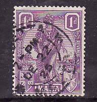 Malta-Sc#101- id6-used 1p Malta-dated DE 22 1925-
