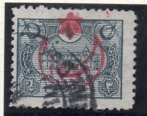 Turkey 1915 Behie Issue Fine Used 2p. Star & Crescent Optd NW-04654