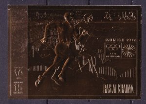 1972 Ras Al Khaimah 780b gold 1972 Olympic Games in Munich 25,00 €