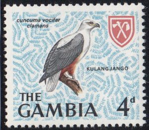 Gambia 1966 MNH Sc #220 4p Fish eagle