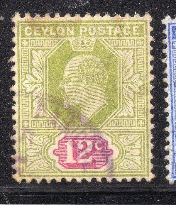 Ceylon 1904 Ed VII Early Issue Fine Used 12c. 230369