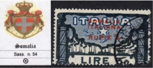 Italy Somalia - Sassone n. 54  used