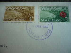 Postal History - New Zealand - Scott# 368-369 - First Day Cover