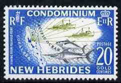 NEW HEBRIDES, ENGLISH - 1963 - Fishing - Perf 1v - Mint Never Hinged