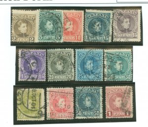 Spain #272-284 Used Single