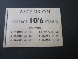 Ascension 1963 Sc 84a Booklet bird set MNH