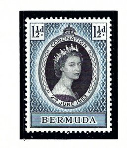 Bermuda 142 MNH 1953 QEII Coronation