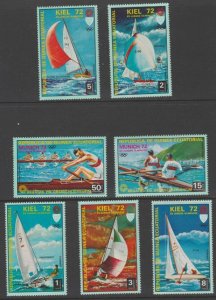 EQUATORIAL GUINEA - 1972 - Munich Olympics - Perf 7v Set #2 - MNH