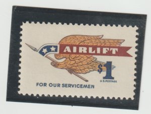 Scott #1341 MNH The One Dollar Airlift Stamp from 1968 - Mint Never Hinged