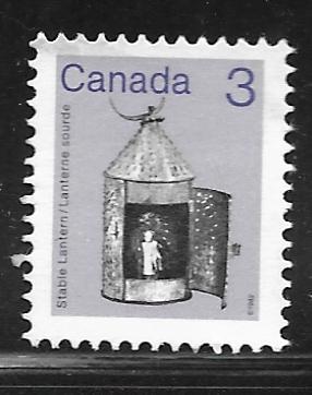 Canada 919a: 3c Stable Lantern, used, VF