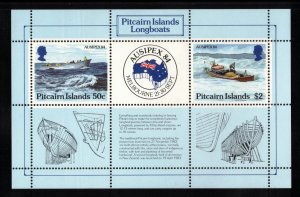 PITCAIRN ISLANDS 1984 Ausipex '84 Exhibition S/S; Scott 248; MNH