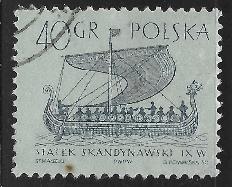 Poland #1128 40g Ancient Ships - Scandinavian Gokstad