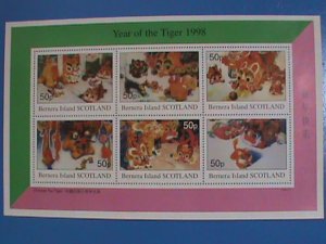 1998 SCOTLAND STAMP: YEAR OF THE TIGER LOVELY TOYS , MNH FULL SHEET