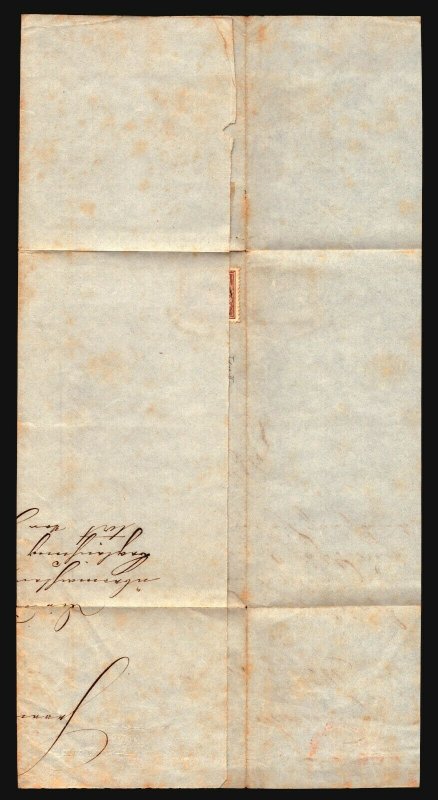 Austria 1861 10Kr Cover  - Z16418