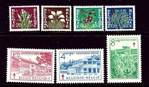 Belgium B485-91 MH 1950 complete set