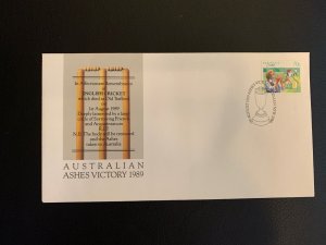 AUSTRALIA 1989 first day Cover - THE ASHES Australian Victory