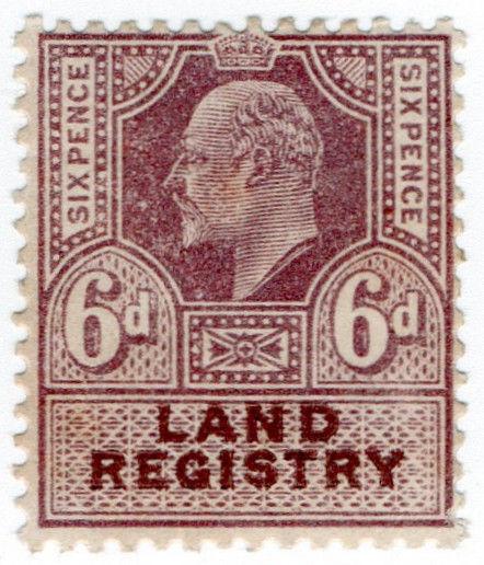 (I.B) Edward VII Revenue : Land Registry 6d