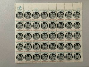 Scott #1753 13c 1978 French Alliance sheet of 40 M/NH