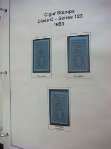 wbstamps: USA Revenue Cigar Class C Series 123 (1953) MNH - TC12