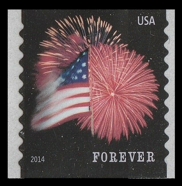 US 4854 Star-Spangled Banner forever coil single APU (1 stamp) MNH 2014 