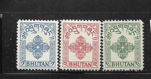 BHUTAN, AR1-AR3, MNH, CROSS