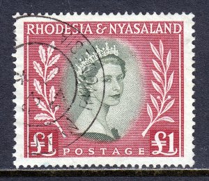 Rhodesia and Nyasaland - Scott #155 - Used - SCV $30