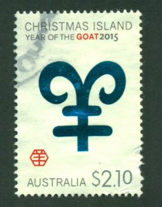 Christmas Island 2015 Year of the Goat BIN = $1.00