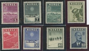 Norway #259-266 Mint (NH) Single (Complete Set)