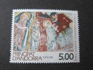 Andorra 1988 Sc 369 Christmas Religion set MNH