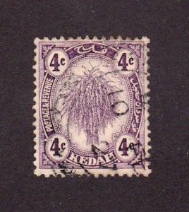 Malaya-Kedah stamp #29, used, CV $.25