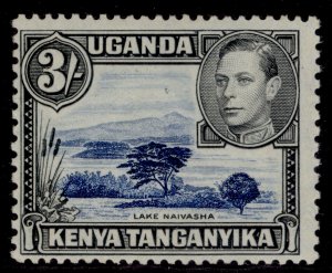KENYA UGANDA TANGANYIKA GVI SG147a, 3s deep violet-blue & black, M MINT. Cat £85