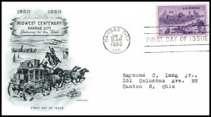 US 994 Kansas City,MO Artmaster Typed FDC