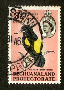 BECHUANALAND 183 USED SCV $4.75 BIN $2.00 BIRDS