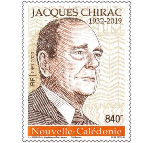 2020 New Caledonia Jacques Chirac (Scott NA) MNH