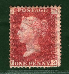 GB QV Stamp SG.43/44 1d Penny Red Plate 174 (1873) Mint MM OG* Cat £50 ORANGE290