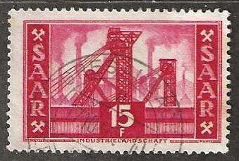 Saar 242, used, 1955 (s105)