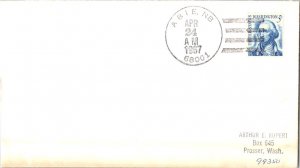 United States Nebraska Abie 68001 1967 4-bar  Philatelic.