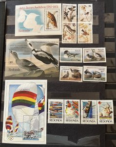 Redonda- 3 MH Sets with SS