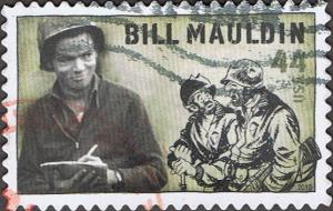 US Used 44 cent Scott #4445  Bill Mauldin Very Fine