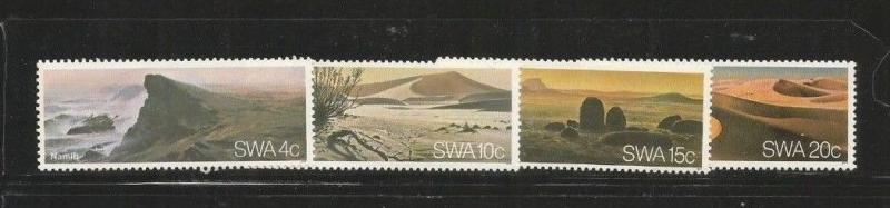 SOUTHWEST AFRICA 1977 SCOTT 398-401 MNH