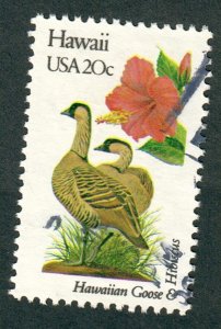 1963A Hawaii Birds and Flowers used single - bullseye perf 11.25 x 11