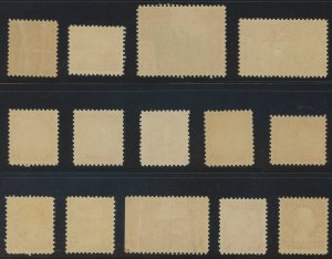 USA 32 x diff mint 2 cent Reds - Cat $???