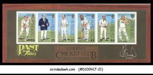 ALDERNEY - 1997 ALDERNEY CRICKET CLUB ROLE OF HONOR / SPORTS - MIN/SHT MNH