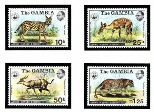 Gambia 341-44 MNH 1976 Abuko Nature Reserve