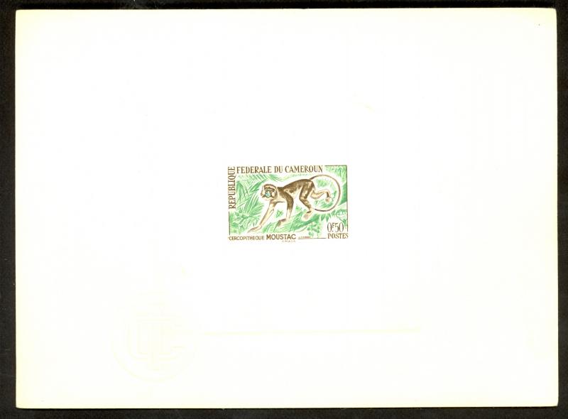 CAMEROUN 1962 50c MUSTACHE MONKEY Sc 358 DELUXE PROOF