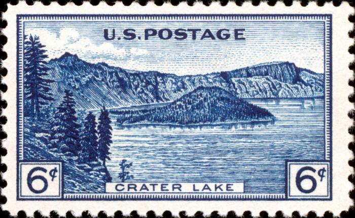 1934 6c Crater Lake, Oregon Scott 745 Mint F/VF NH
