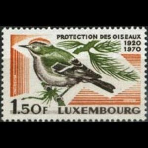 LUXEMBOURG 1970 - Scott# 487 Bird Study Set of 1 NH