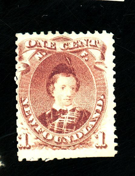 NEWFOUNDLAND #32 MINT FINE NO GUM SHT PERFS Cat $75