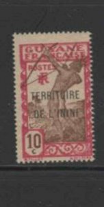 ININI #6 1932 6c FRENC GUINEA OVERPRINT MINT VF NH
