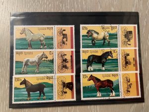 Worldwide : 5 different topical issues  (5 photos) with Very Fine stamps